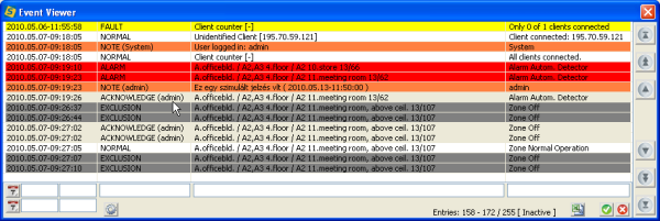 Event viewer