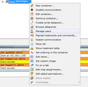 Manage users