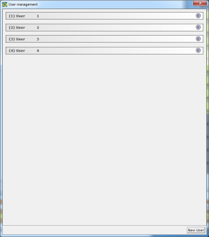 The user management