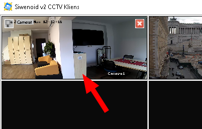 Automatic camera on alarm