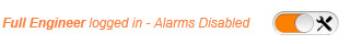 Alarms Disabled