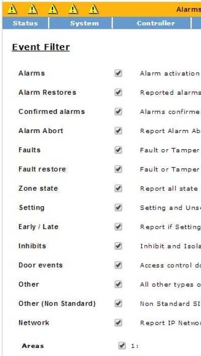 Event filter